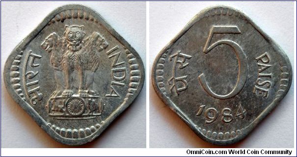 5 paise.
1984