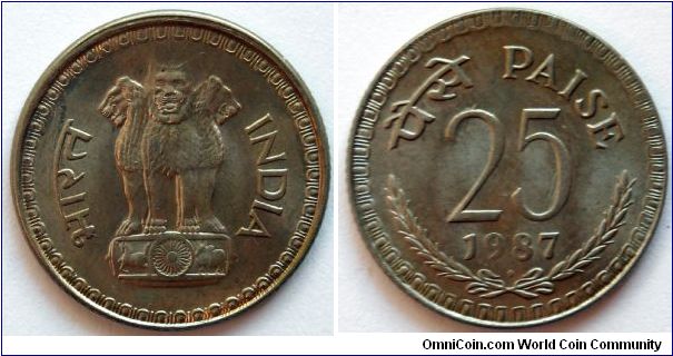 25 paise.
1987