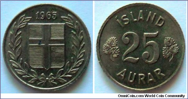 25 aurar.
1965