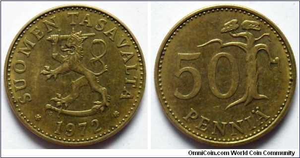 50 pennia.
1972