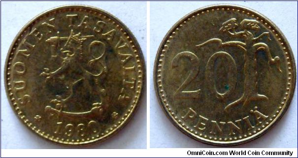 20 pennia.
1980