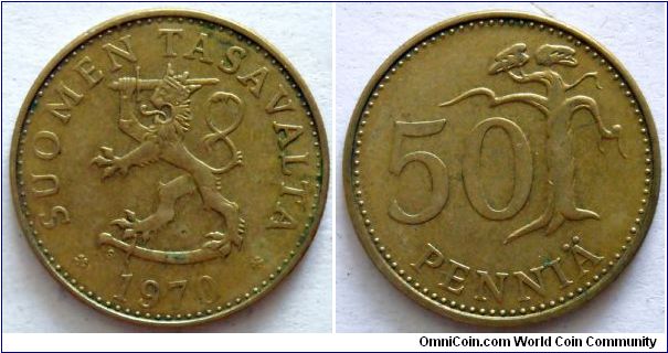 50 pennia.
1970