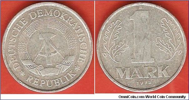 German Democratic Republic
1 mark
aluminum