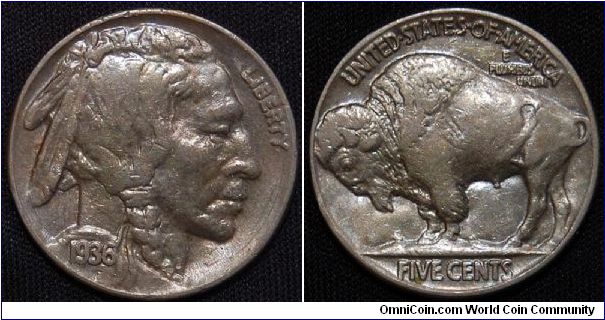 USA 1936 5 cents