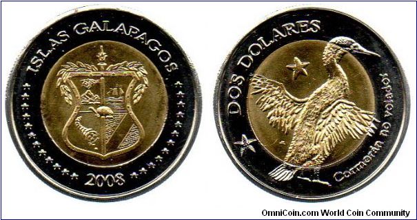 Galapagos Islands 2008 2 Dolares