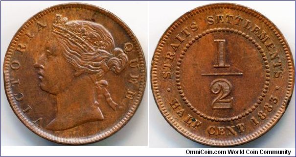 Key date 1/2 cent, rare this nice.