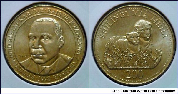 200 shillings.
1998