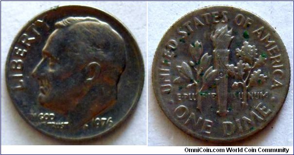 1 dime.
1976