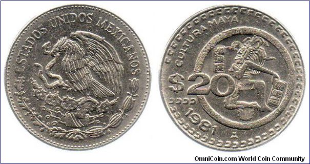 1981 20 Pesos