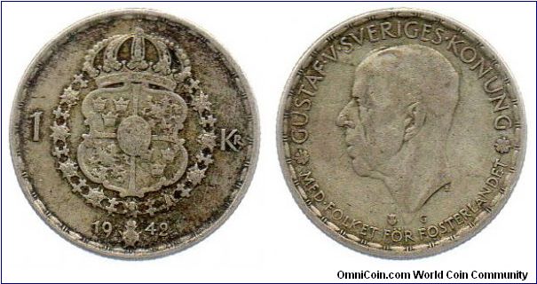 1942 1 Kroner