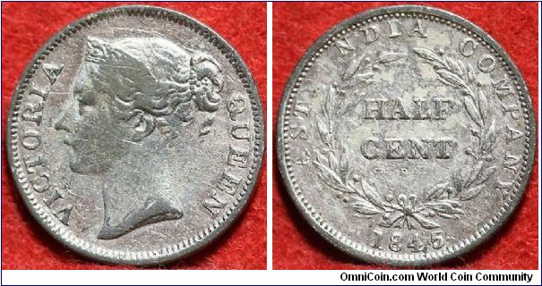 contemporary silver plated 1/2 cent, probably cheats as 20 cents