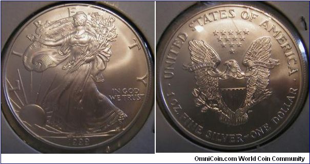 1999 American Silver Eagle - USA