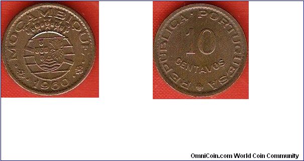 Portuguese Colony
10 centavos
bronze