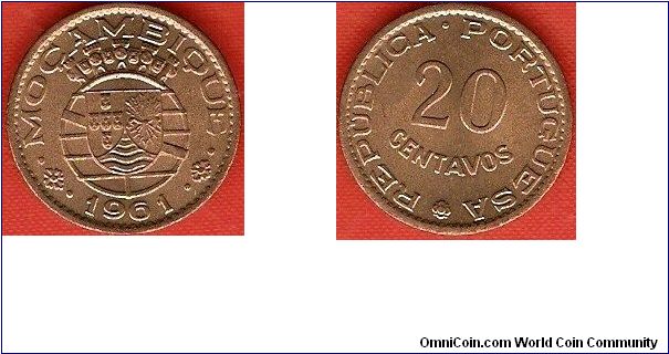 Portuguese Colony
20 centavos
bronze