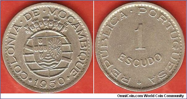 Portuguese Colony
1 escudo
nickel-bronze
