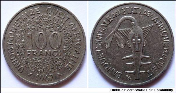 100 francs.
1967