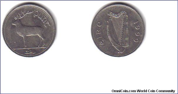 Ireland, 1 Punt, 1999