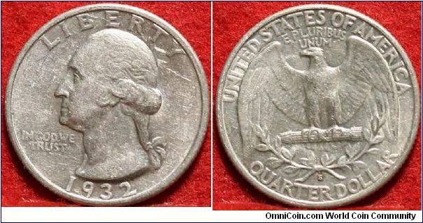 1932-S Washington Quarter