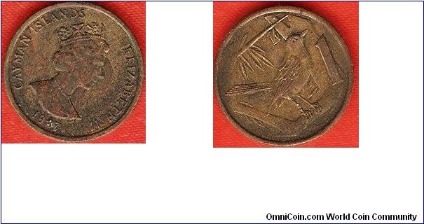 1 cent
Elizabeth II
Great Caiman Thrush
bronze