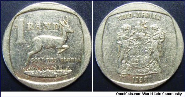 South Africa 1998 1 rand. Found it circulating in Aus.