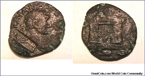 Roman Emperor Trajan 98-117 AD, unk counter stamp,