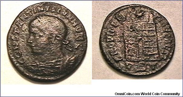 Caesar Constantine II, 337-340 AD,
CONSTANTINVS IVN NOBC, PROVIDENTIAE CAES