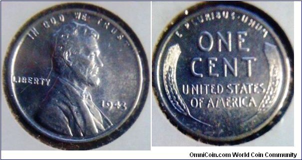 USA Lincoln 10cent wheat and the one and only made of STEEL from the P Philadelphia mint
thanks MarcR!