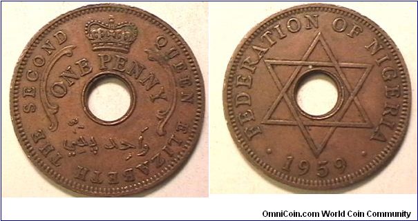 British Protectorate, 1 Penny, Bronze