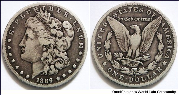 1889-CC Morgan $. Nice Fine-15.