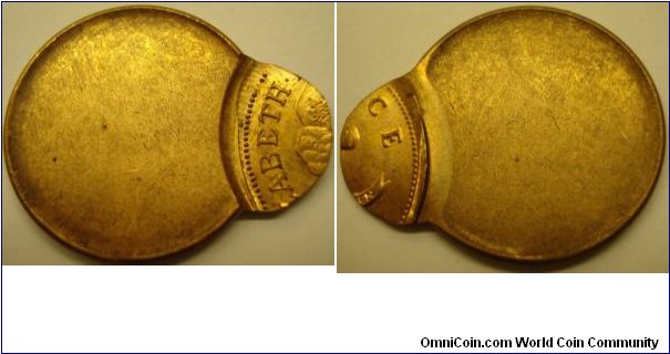 Elizabeth II, mistrike Two Pence of 1998 - 2008 type. As struck, virtually full lustre, unusual and rare.