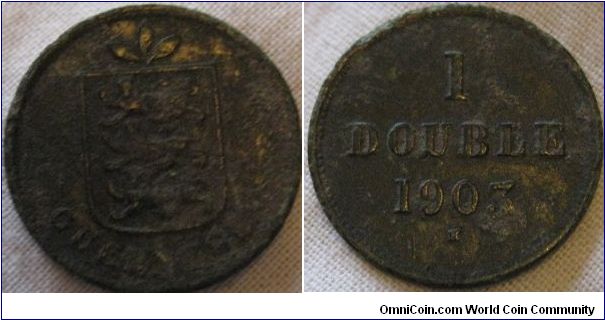 1903 H 1 double, looks to have been dug up 118k mintage