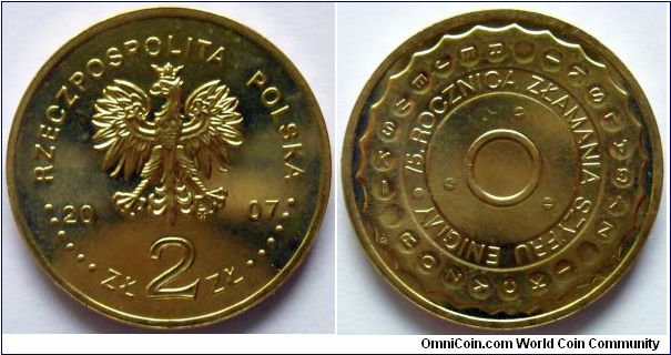 2 zlote.
2007, 75th Anniversary of Breaking Enigma Codes