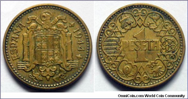 1 peseta.
1944