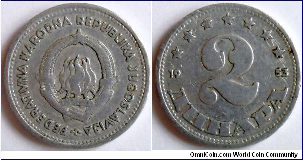 2 dinara.
1953