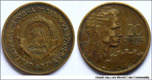 20 dinara.
1955