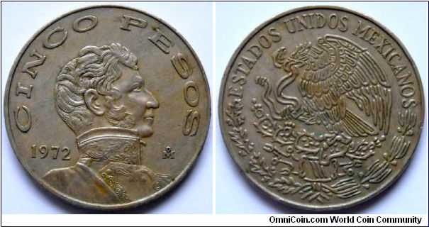 5 pesos.
1972
