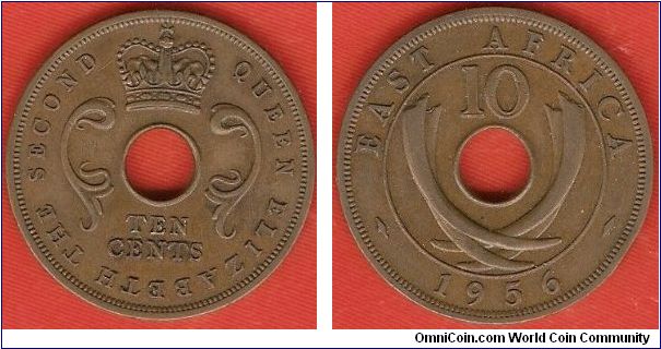 10 cents
Elizabeth II
bronze
British Royal Mint