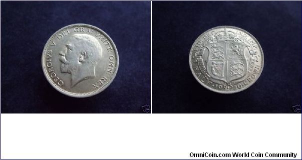 King George V
1920
Halfcrown
.500 Silver
