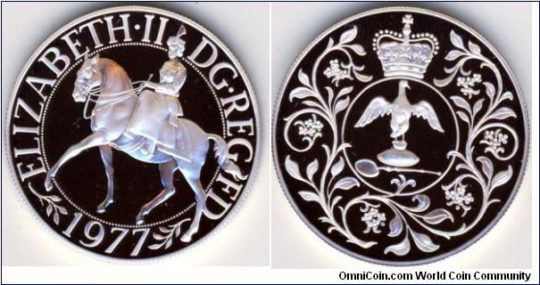 1977 Solid Silver Crown Silver Jubilee.