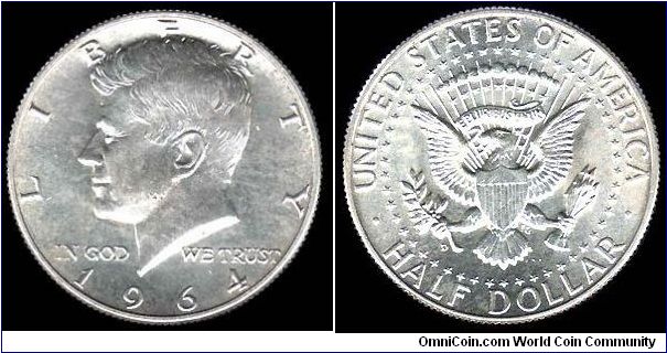 1964 USA Kennedy Half Dollar
