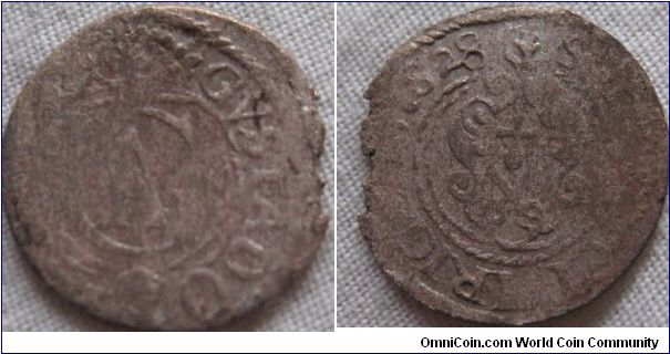 Gustavus Adolphus solidus, date is clearly 1628, minted for riga during the swedish occupation
