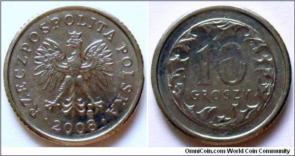 10 groszy.
2008