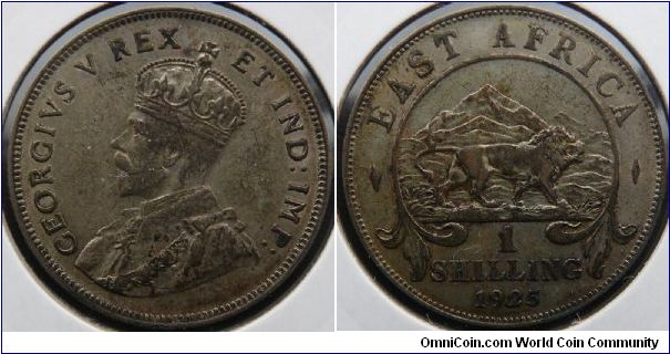 1 Shilling 1925 British East Africa