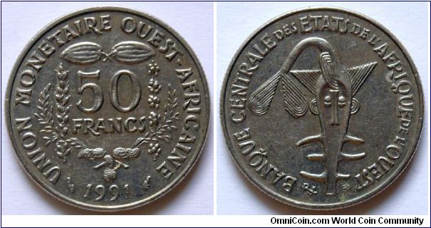 50 francs.
1991