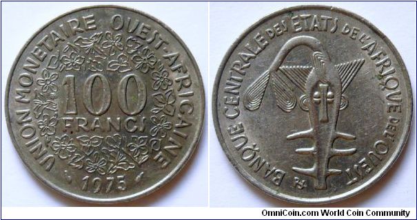 100 francs.
1975