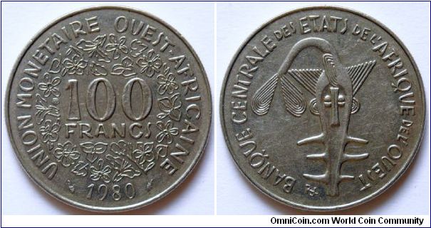 100 francs.
1980