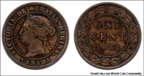 1882 1 cent