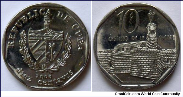 10 centavos.
2000