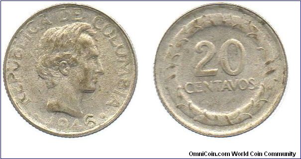 1946 20 centavos