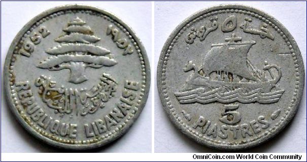 5 piastres.
1952